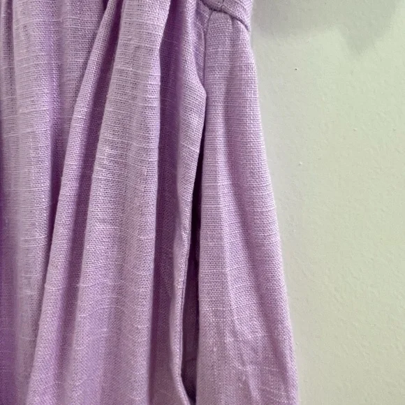 Lavender Button-Front Dress NWOT - Picture 3 of 4